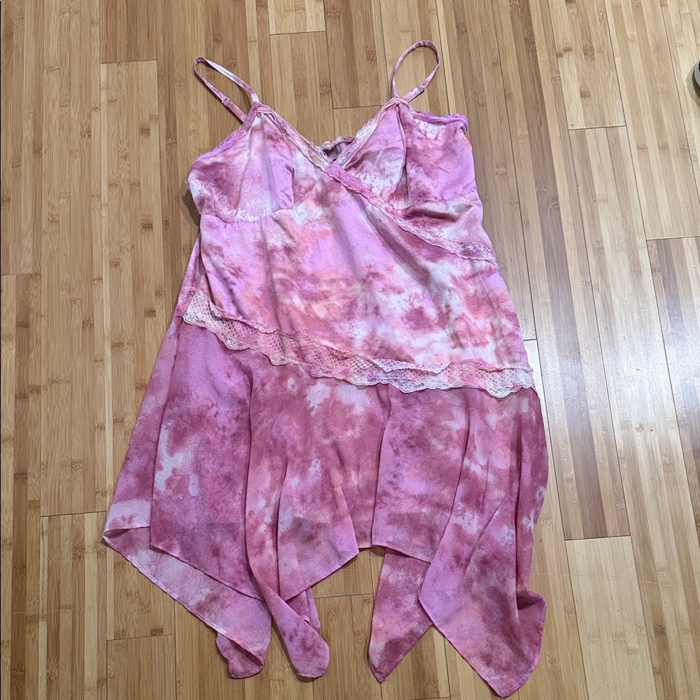 Wild Fable Pink Tie-Dye Dress